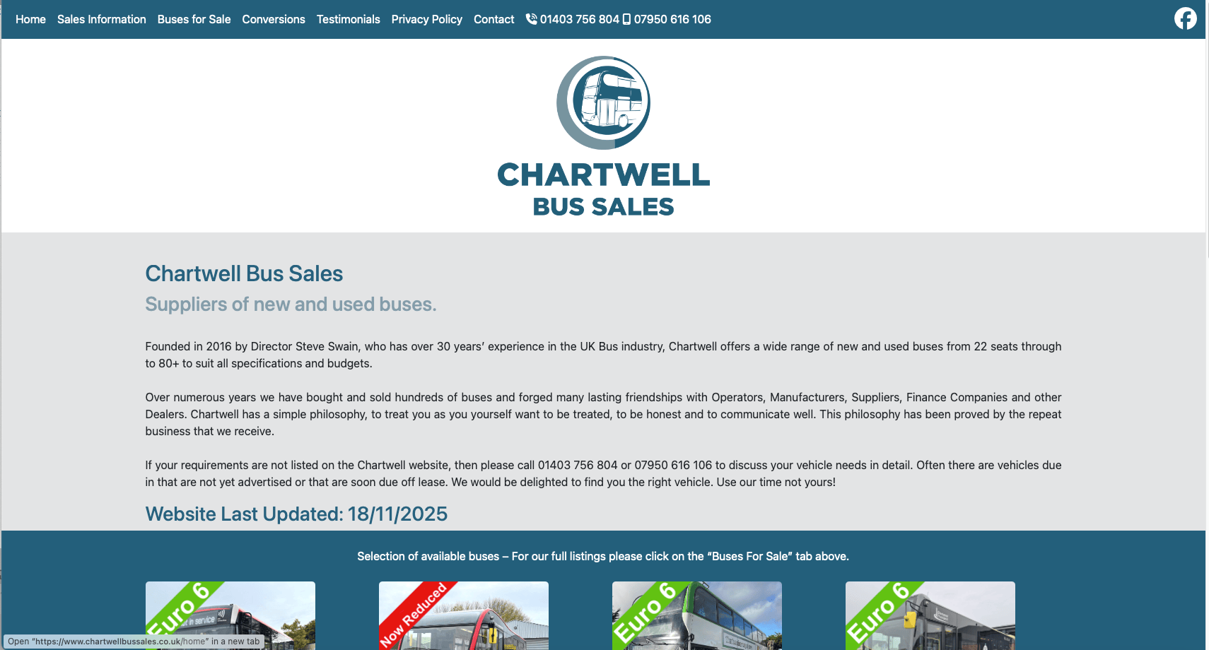 Chartwell Bus Sales